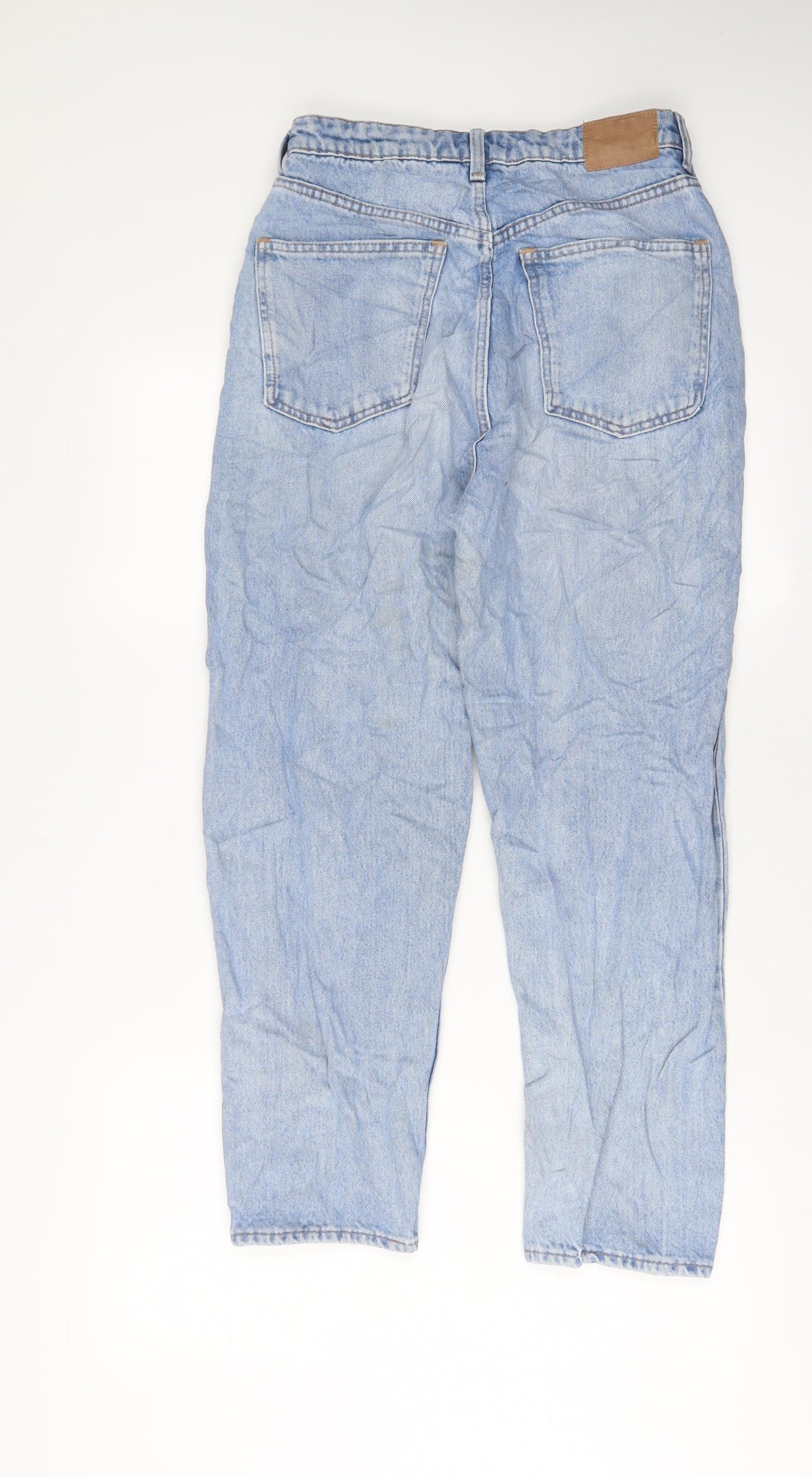 Womens UK Size 28 in Weekday Regular Fit Straight Blue Jeans