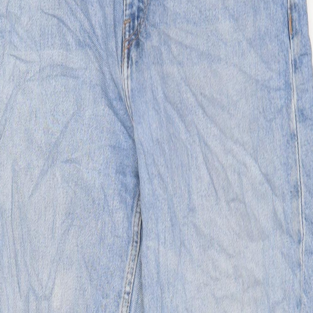 Womens UK Size 28 in Weekday Regular Fit Straight Blue Jeans