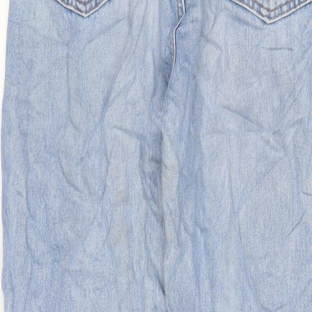Womens UK Size 28 in Weekday Regular Fit Straight Blue Jeans
