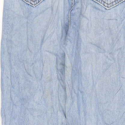 Womens UK Size 28 in Weekday Regular Fit Straight Blue Jeans