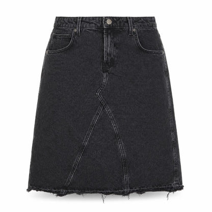 Womens UK Size M ONLY A-Line Denim Skirt