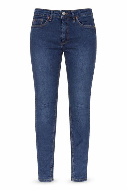 Womens UK Size 6 Mango Regular Fit Skinny Blue Jeans