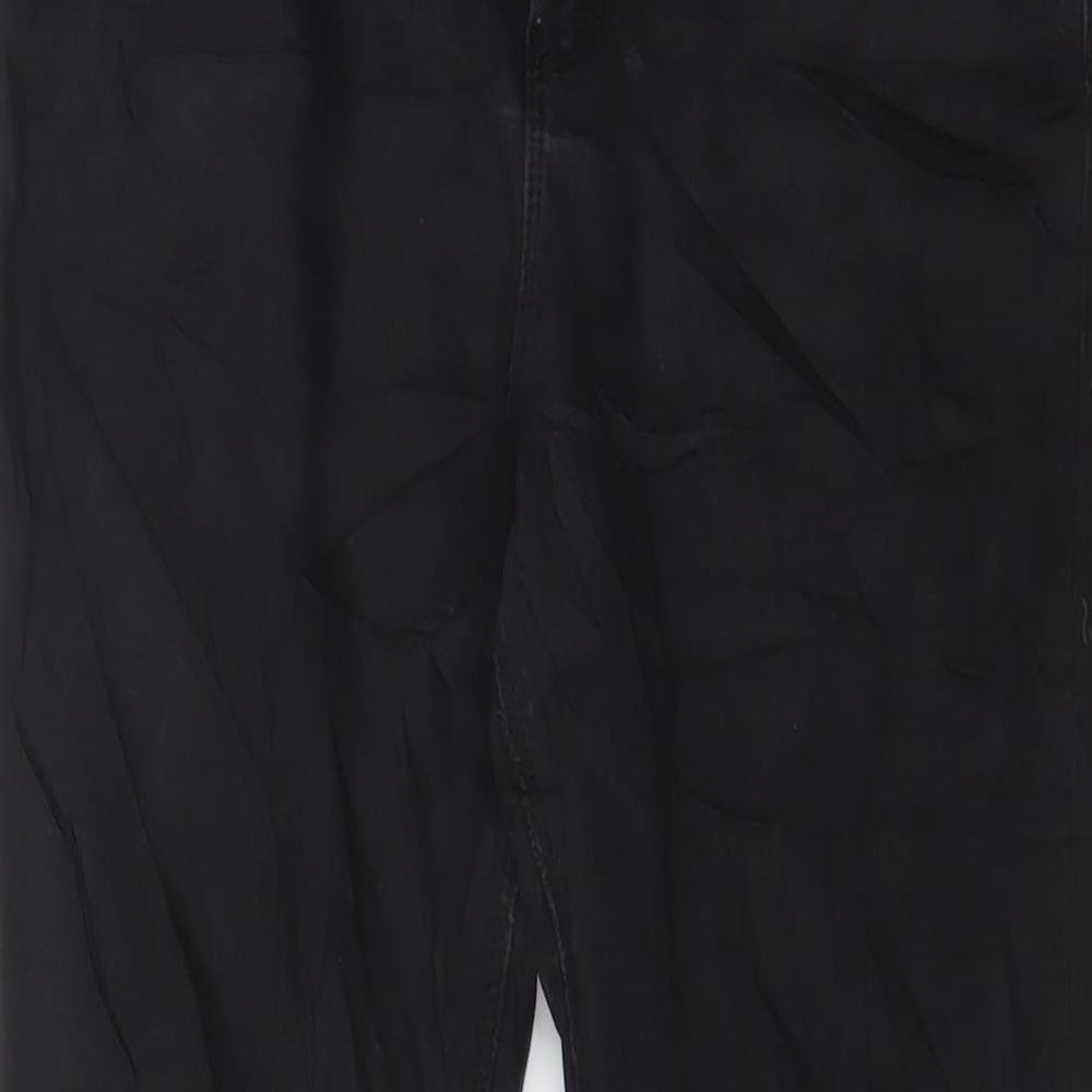 ASOS Womens Black Cotton Skinny Jeans Size 32 in L34 in Regular Zip