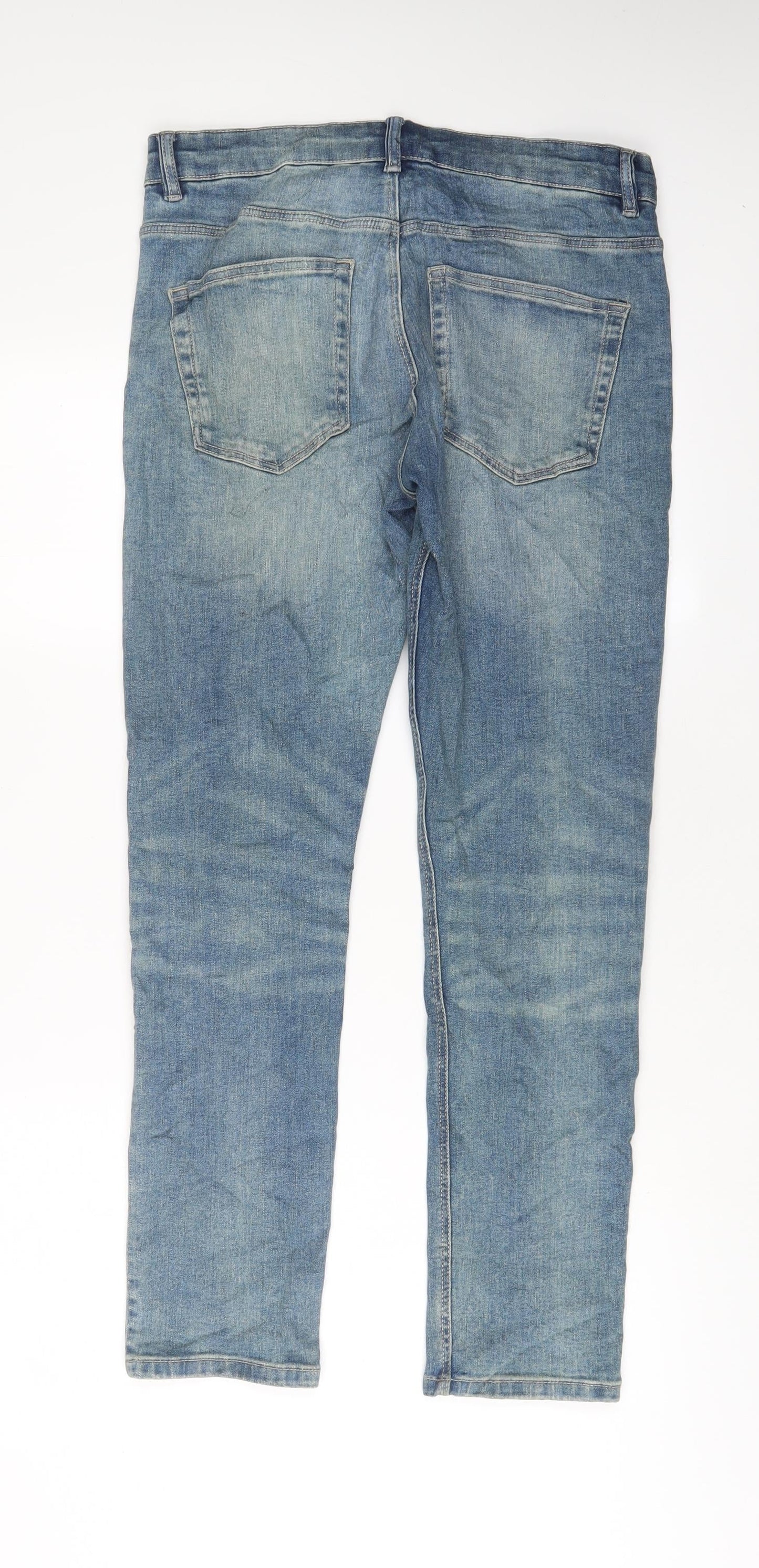 Mens UK Size 30 in NEXT Regular Fit Skinny Blue Jeans