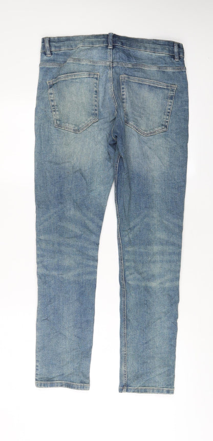 Mens UK Size 30 in NEXT Regular Fit Skinny Blue Jeans