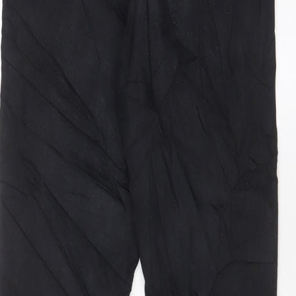 Topshop Womens Black Cotton Skinny Jeans Size 28 in L30 in Regular Zip