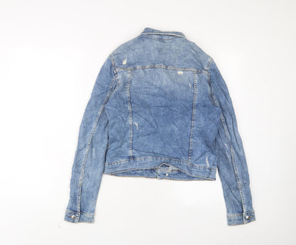 Womens UK Size 12 H&M Blue Jacket
