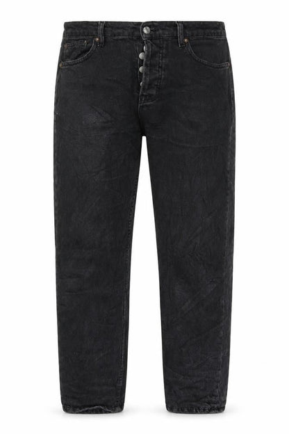 Mens UK Size 32 in Topman Regular Fit Straight Black Jeans