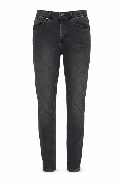 Denim & Co. Womens Grey Cotton Skinny Jeans Size 10 L32 in Regular Zip