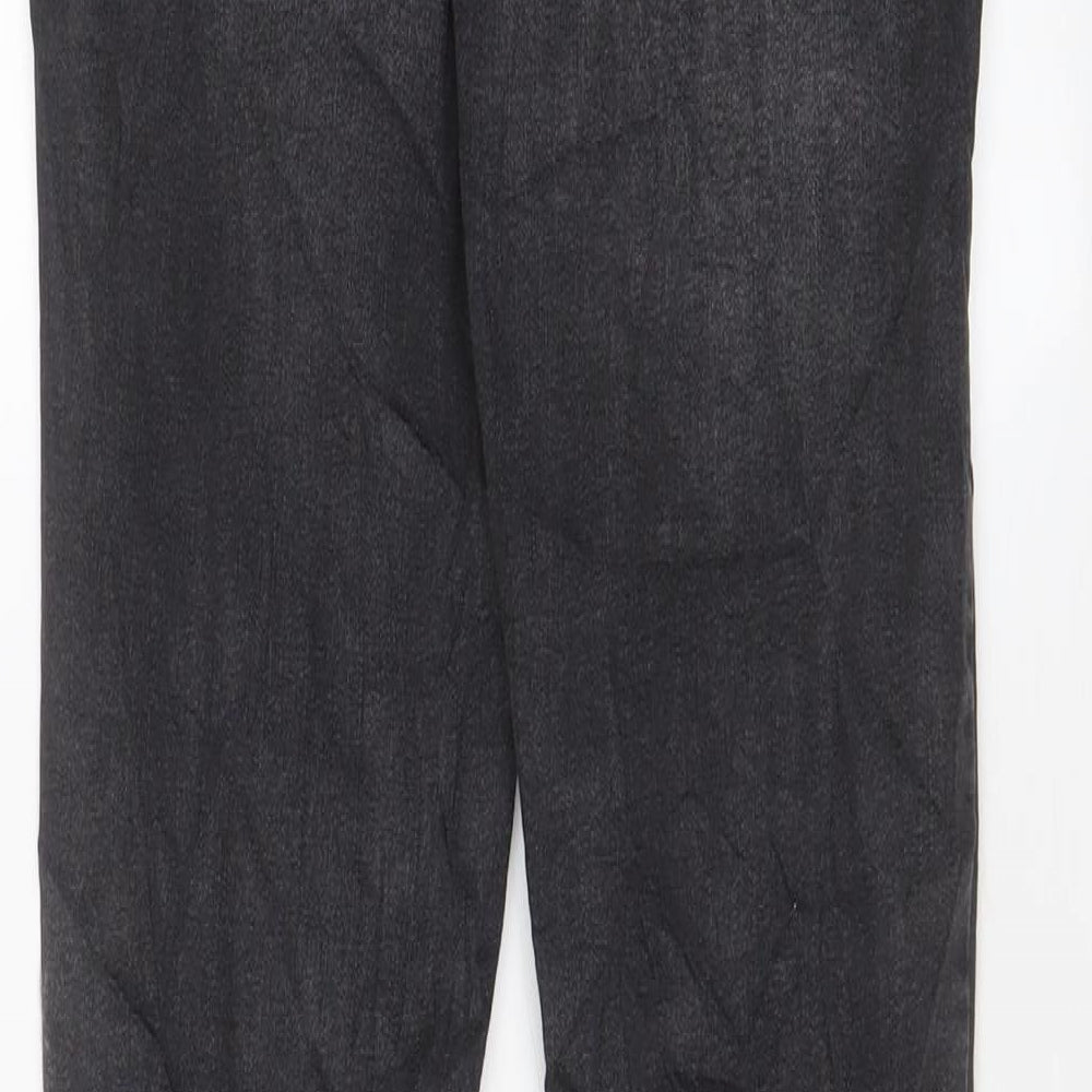 Denim & Co. Womens Grey Cotton Skinny Jeans Size 10 L32 in Regular Zip