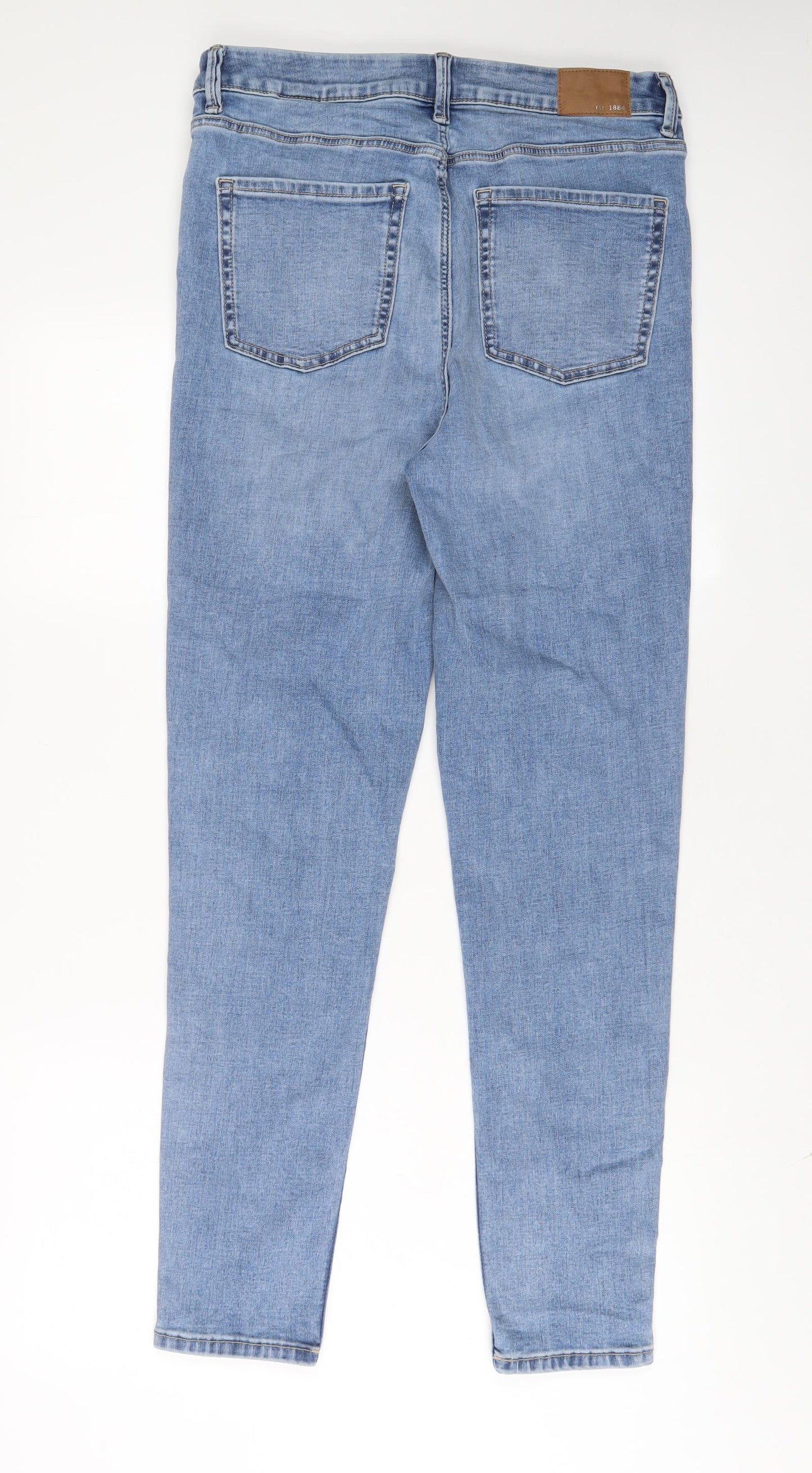 Womens UK Size 12 Marks and Spencer Regular Fit Skinny Blue Jeans