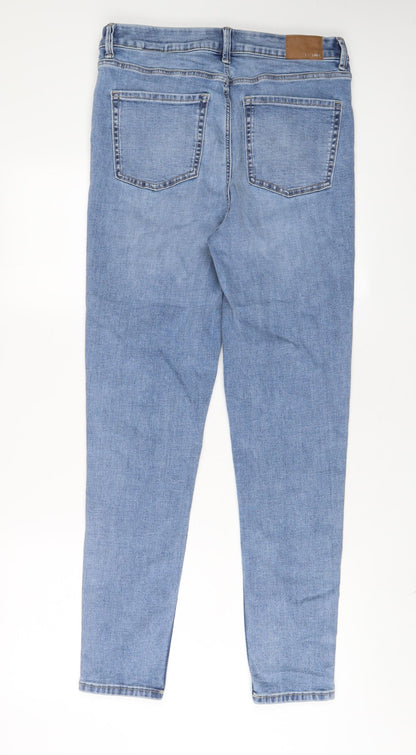Womens UK Size 12 Marks and Spencer Regular Fit Skinny Blue Jeans