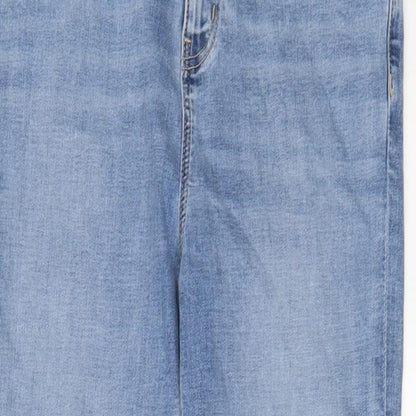 Womens UK Size 12 Marks and Spencer Regular Fit Skinny Blue Jeans