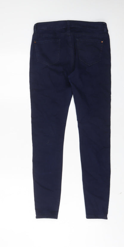 Womens UK Size 10 Marks and Spencer Regular Fit Skinny Blue Jeans