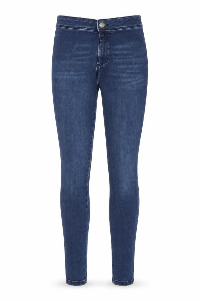 Womens UK Size 8 Miss Selfridge Regular Fit Skinny Blue Jeans
