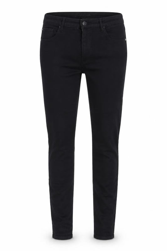 Tiffosi Womens Black Cotton Skinny Jeans Size 32 in L29 in Regular Zip