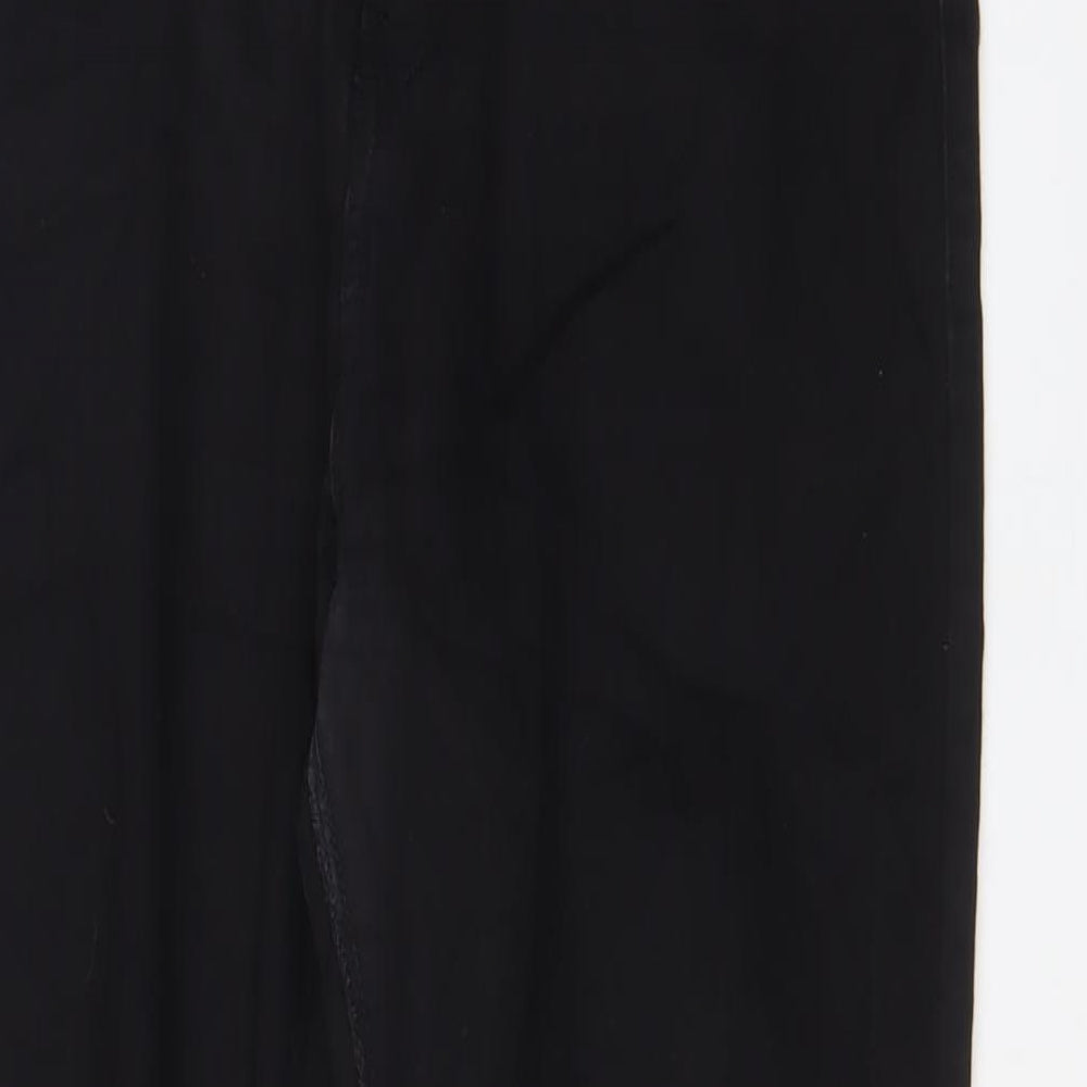 Tiffosi Womens Black Cotton Skinny Jeans Size 32 in L29 in Regular Zip