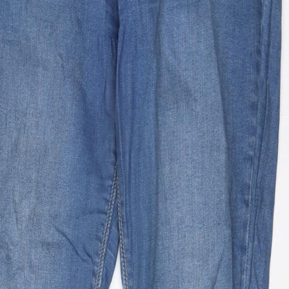 Tiffosi Womens Blue Cotton Skinny Jeans Size 32 in L28 in Regular Zip