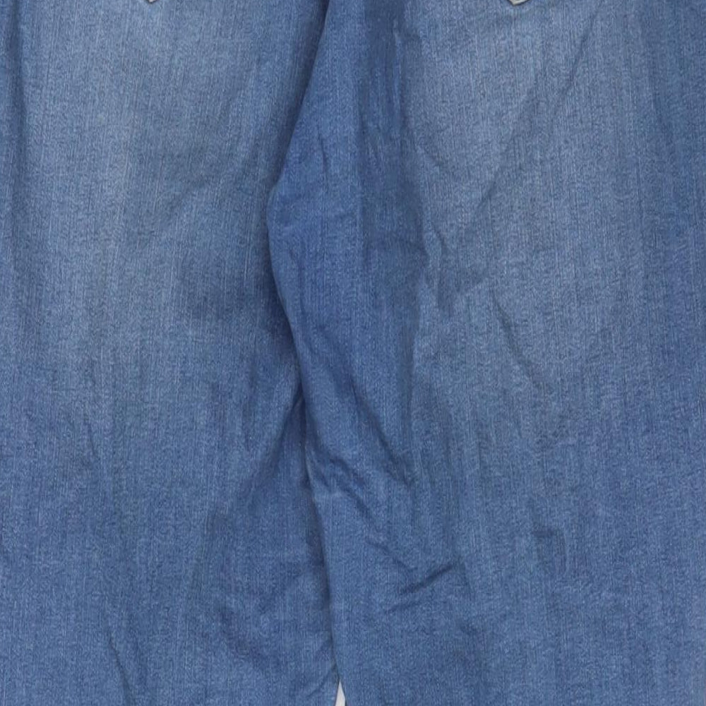 Tiffosi Womens Blue Cotton Skinny Jeans Size 32 in L28 in Regular Zip