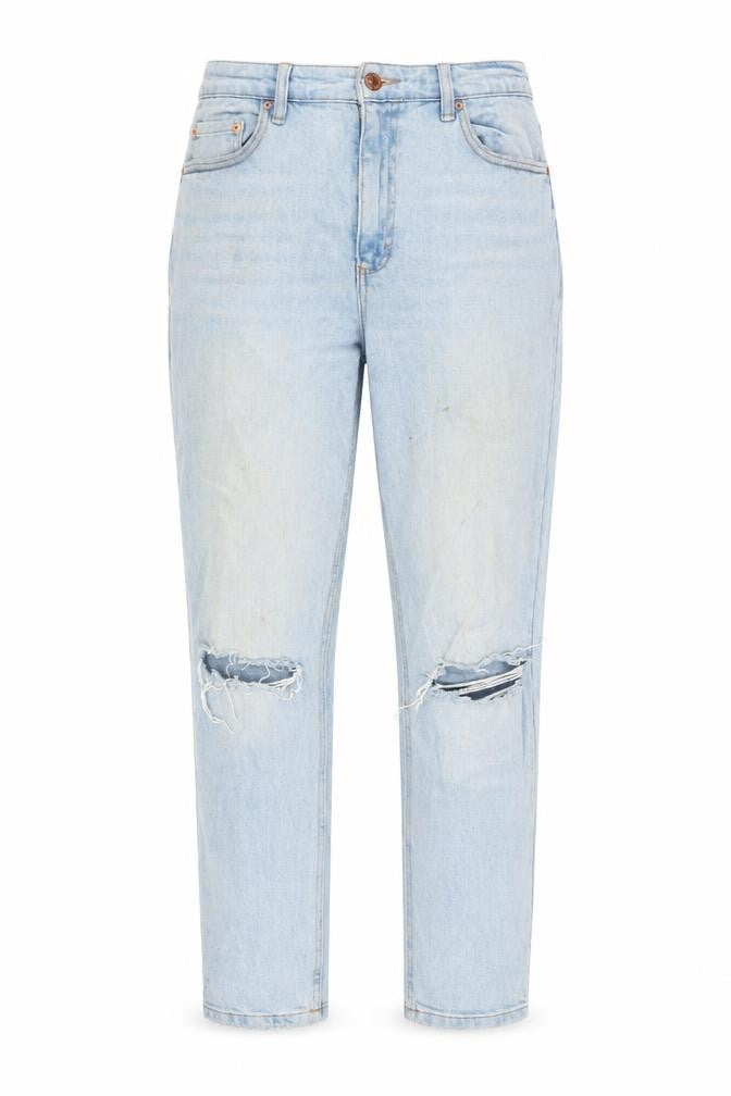 Womens UK Size 12 Pull&Bear Regular Fit Straight Blue Jeans