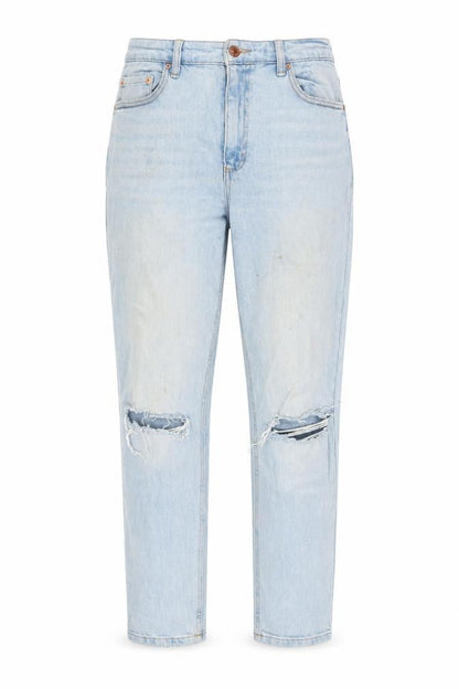 Womens UK Size 12 Pull&Bear Regular Fit Straight Blue Jeans