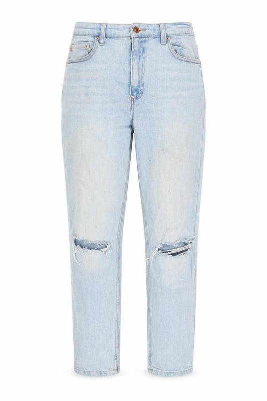 Womens UK Size 12 Pull&Bear Regular Fit Straight Blue Jeans