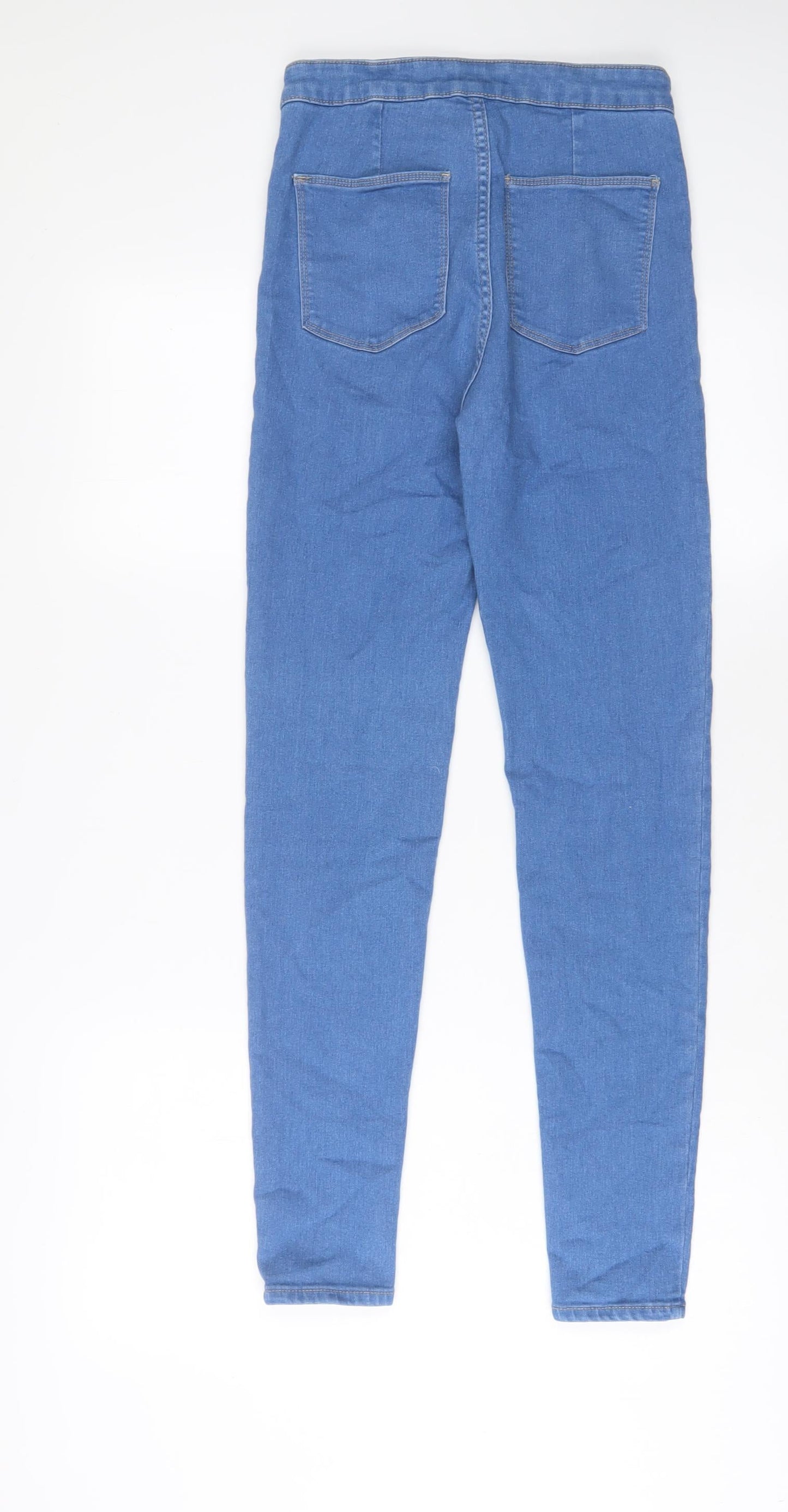 Womens UK Size 10 SINSAY Regular Fit Skinny Blue Jeans