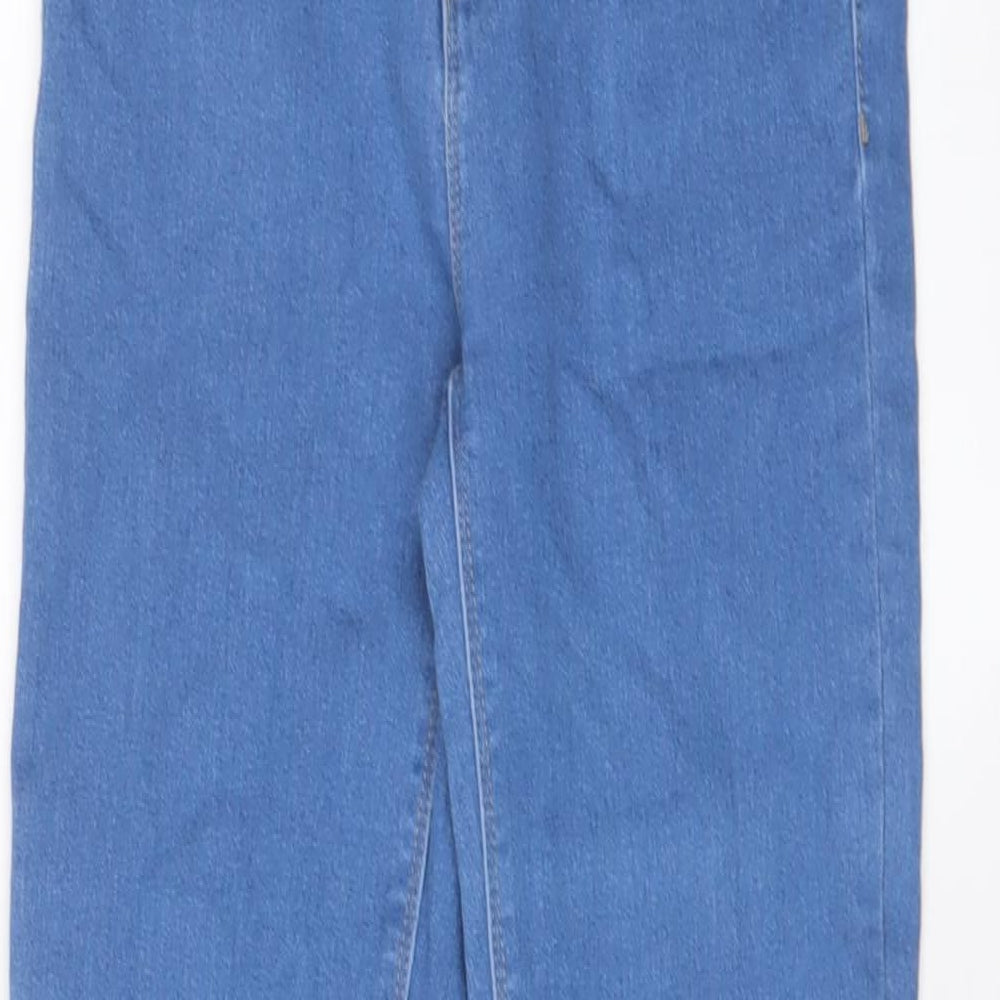 Womens UK Size 10 SINSAY Regular Fit Skinny Blue Jeans