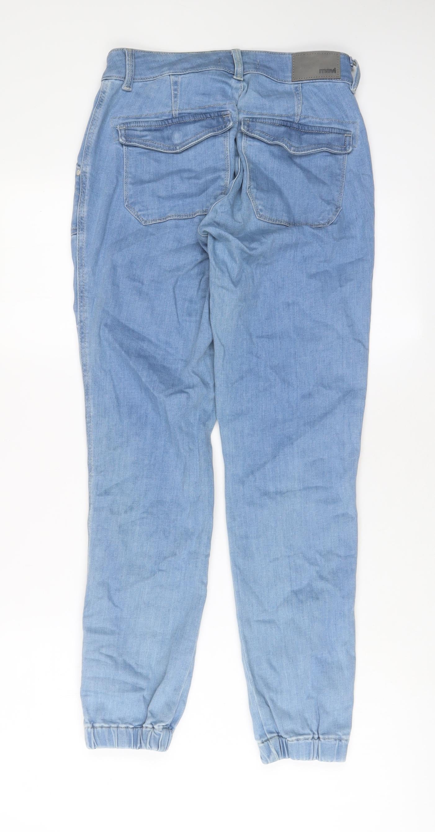 Womens UK Size 28 in Mavi Slim Fit Tapered Blue Jeans