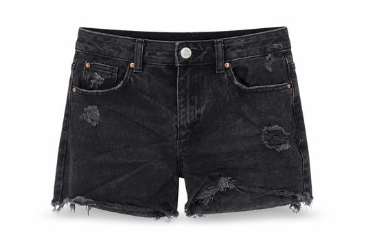 Womens UK Size 10 Denim & Co. Regular Fit Cut-Off Shorts