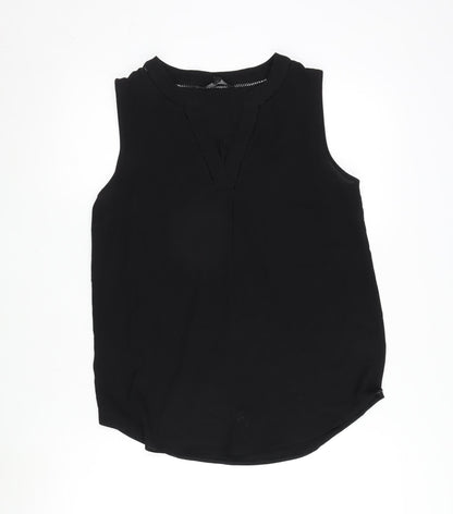 Womens UK Size 10 NEXT Black Basic Tank