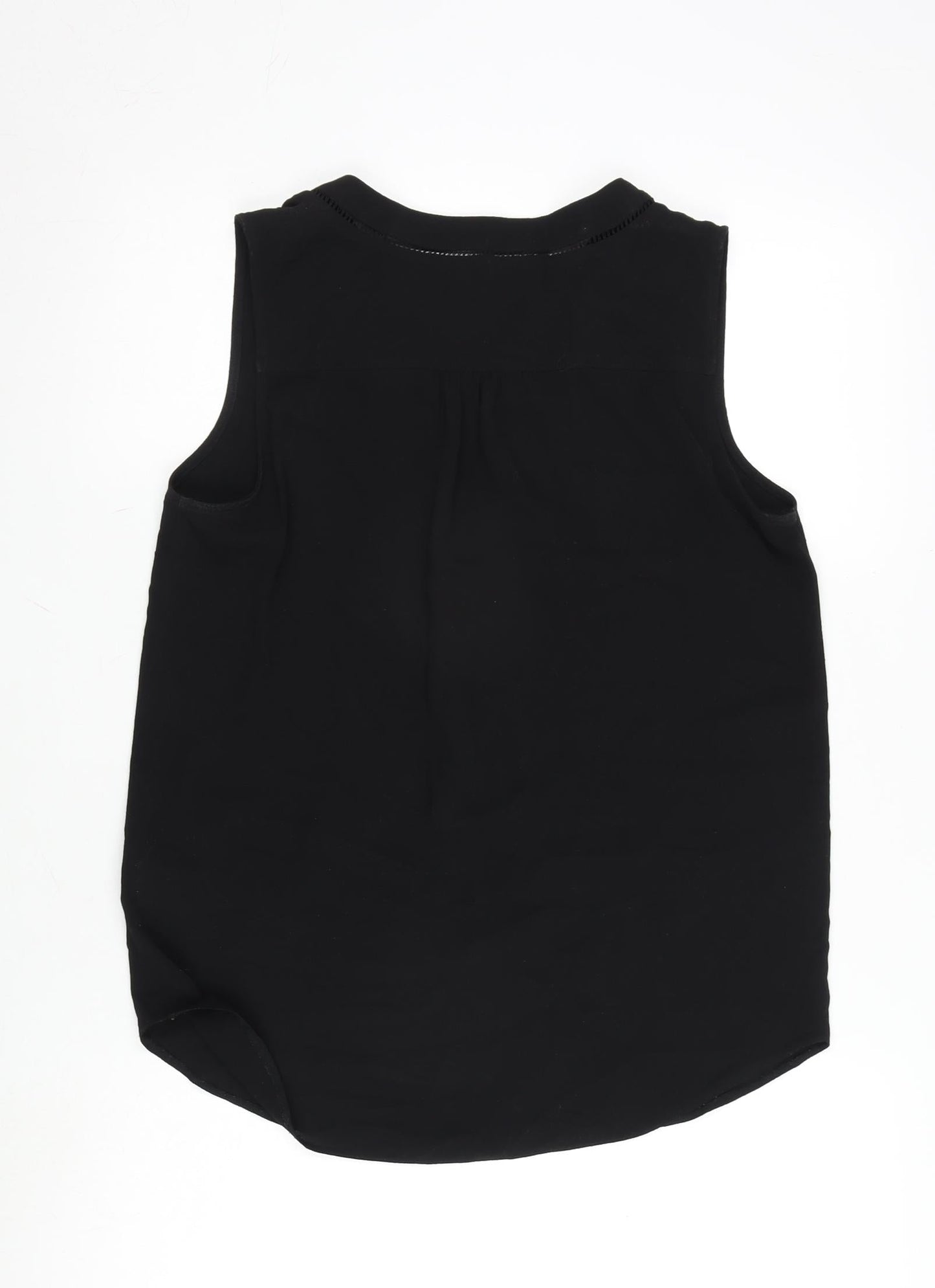 Womens UK Size 10 NEXT Black Basic Tank