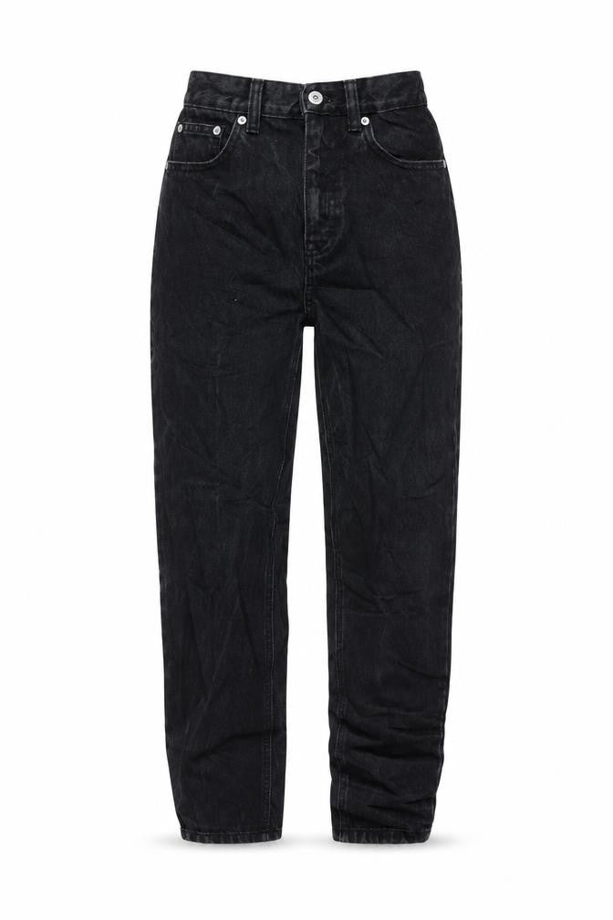Womens UK Size 8 Pull&Bear Regular Fit Mom Black Jeans