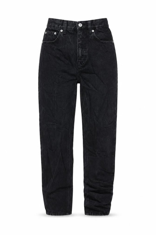 Womens UK Size 8 Pull&Bear Regular Fit Mom Black Jeans