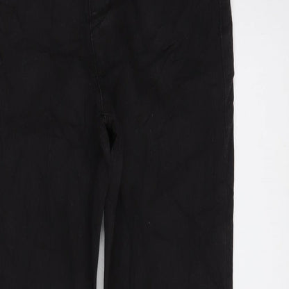 Denim & Co. Womens Black Cotton Blend Jegging Jeans Size 12 L29 in Regular