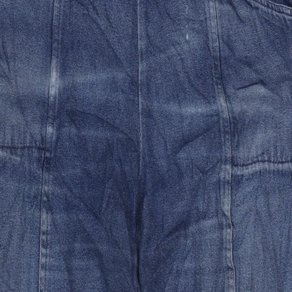 Being Casual Womens Blue Cotton Tapered Jeans Size 14 L28 in Regular