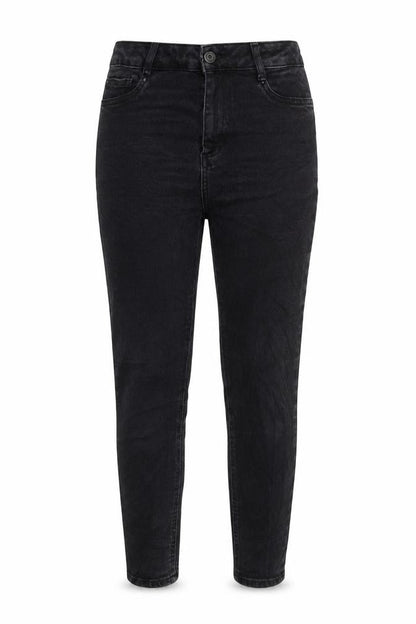 Womens UK Size 12 New Look Regular Fit Tapered Grey Jeans