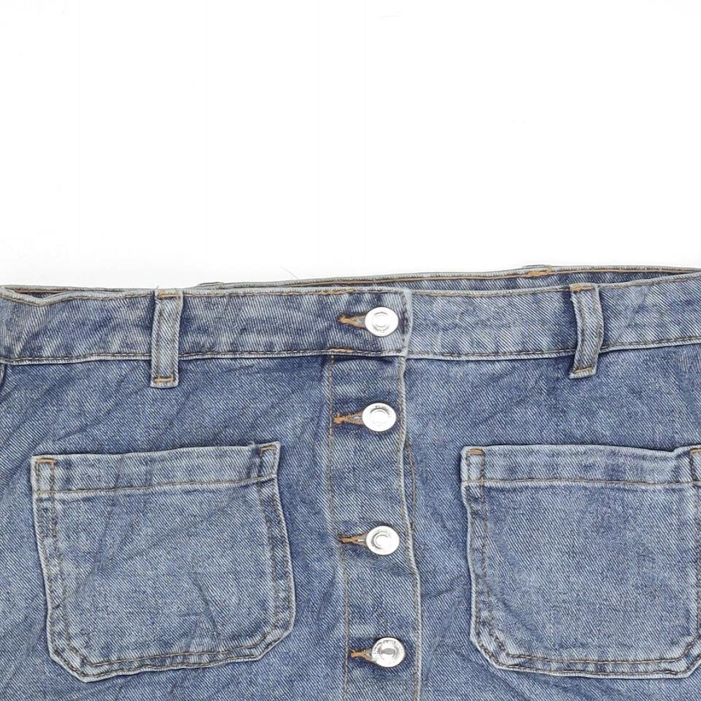 Womens UK Size 12 Denim & Co. A-Line  Skirt