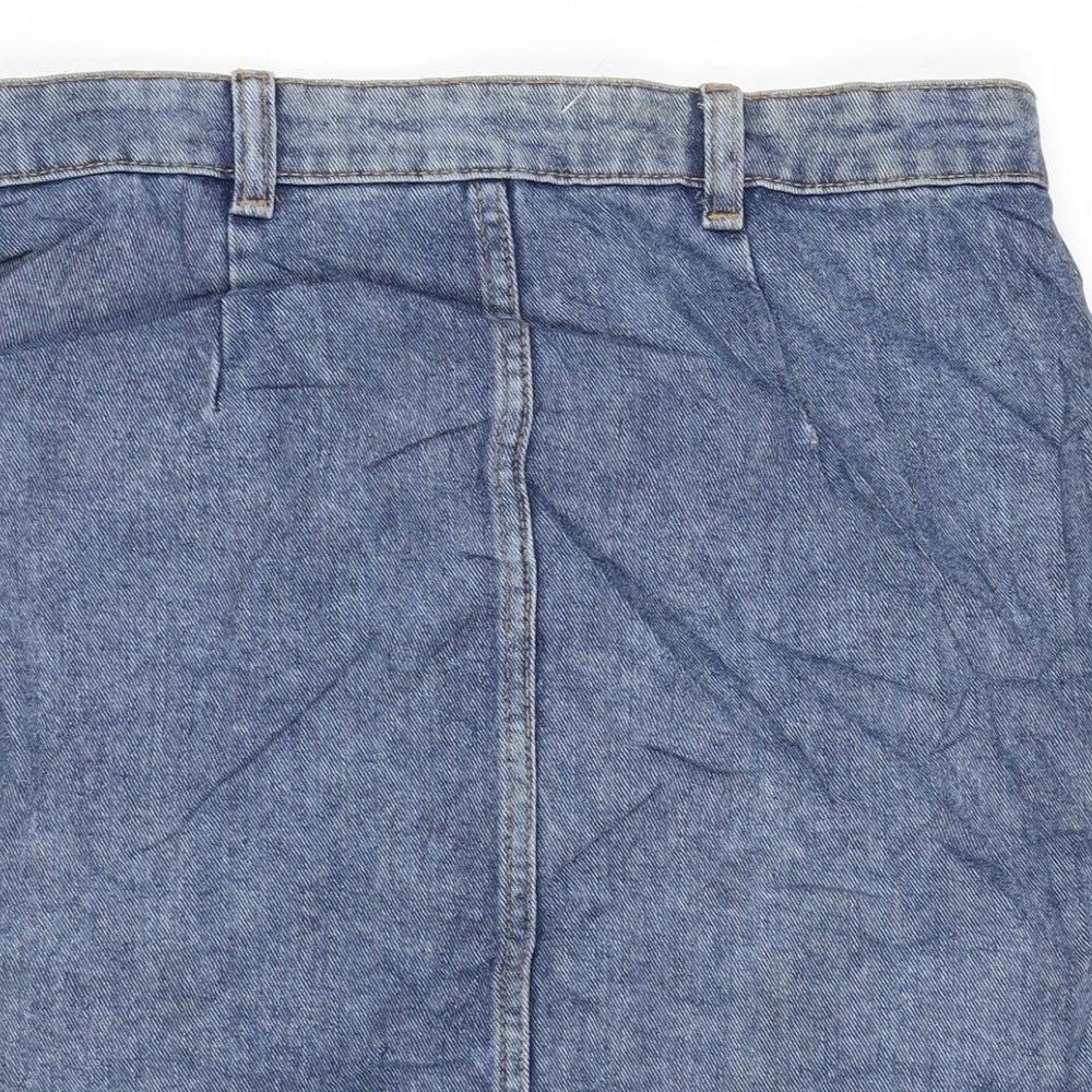 Womens UK Size 12 Denim & Co. A-Line  Skirt
