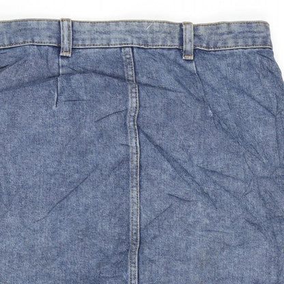 Womens UK Size 12 Denim & Co. A-Line  Skirt