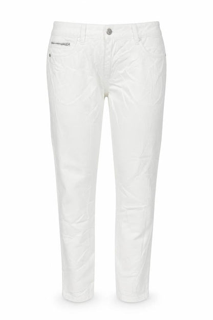 Womens UK Size 12 NEXT Regular Fit Tapered White Jeans