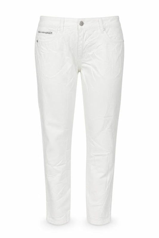 Womens UK Size 12 NEXT Regular Fit Tapered White Jeans
