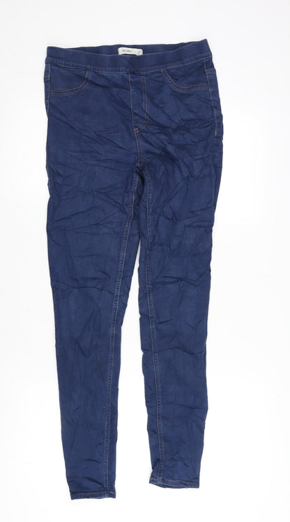 Womens UK Size 10 Marks and Spencer Regular Fit Jegging Blue Jeans