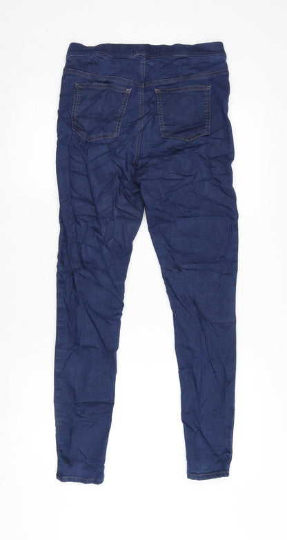 Womens UK Size 10 Marks and Spencer Regular Fit Jegging Blue Jeans