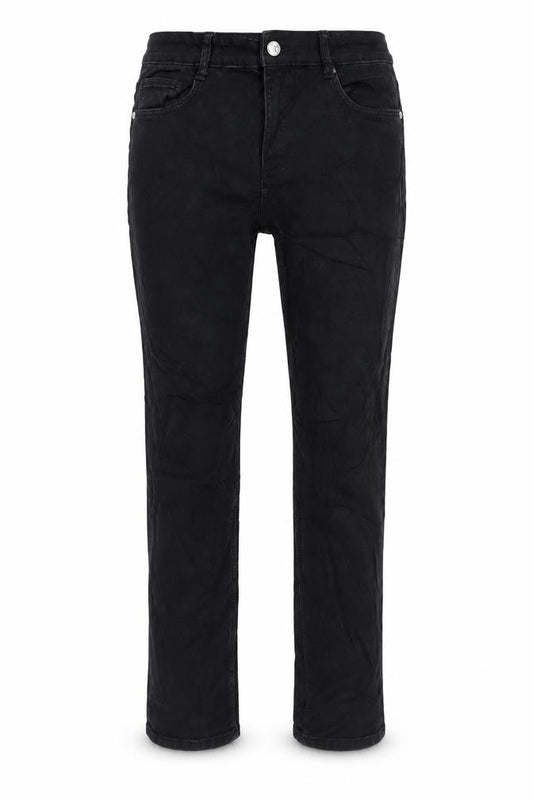 Womens UK Size 12 Zara Regular Fit Tapered Black Jeans
