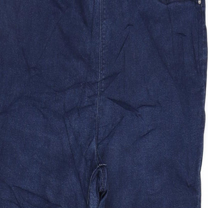 F&F Womens Blue Cotton Blend Jegging Jeans Size 12 L26.5 in Regular