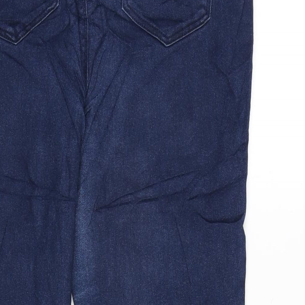 F&F Womens Blue Cotton Blend Jegging Jeans Size 12 L26.5 in Regular