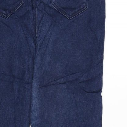 F&F Womens Blue Cotton Blend Jegging Jeans Size 12 L26.5 in Regular