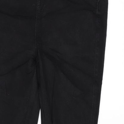 Denim & Co. Womens Black Cotton Blend Jegging Jeans Size 10 L26 in Regular