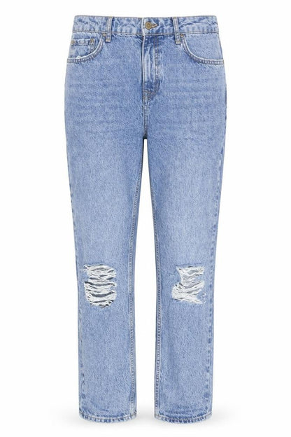 Womens UK Size 12 NEXT Regular Fit Straight Blue Jeans
